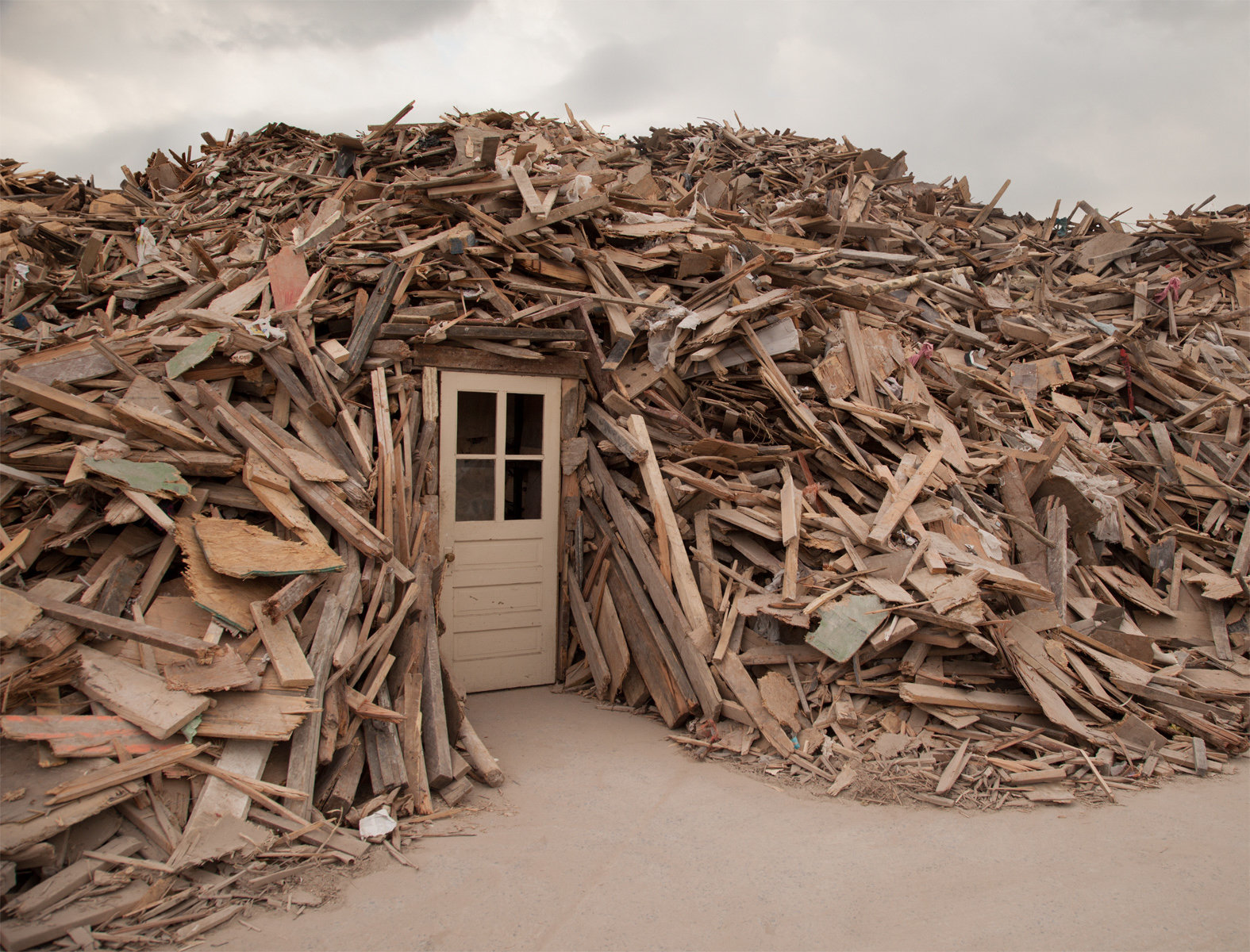 Fleisher/Ollman Gallery » Work » The Dufala Brothers Wood Pile House